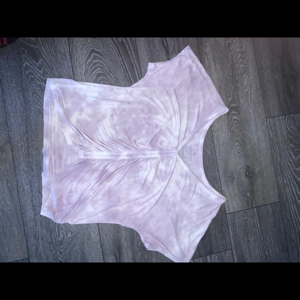 🚨OFFERNOW🚨AMERICAN EAGLE TIE DYE RUCHED TOP